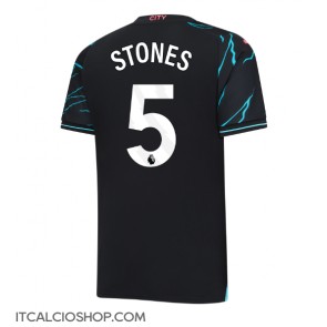 Manchester City John Stones #5 Terza Maglia 2023-24 Manica Corta
